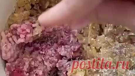 Манты по-домашнему с мясом и картофелем