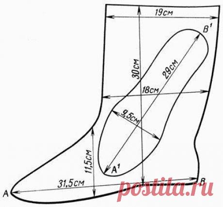 Шьем домашнюю теплую обувку
