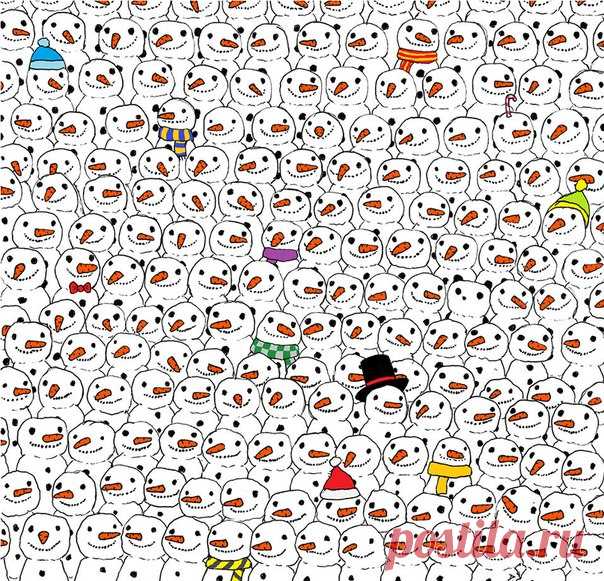 Увлекательная игра "Найди панду". Говорят, что это сложнее, чем кажется ;) Если нашли, то делайте репост.