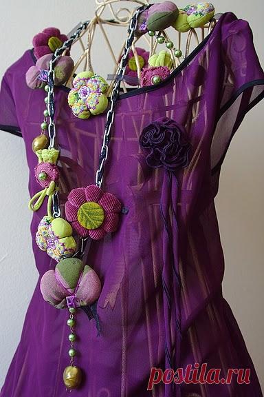 УКРАШЕНИЯ ИЗ ТКАНИ... класс...