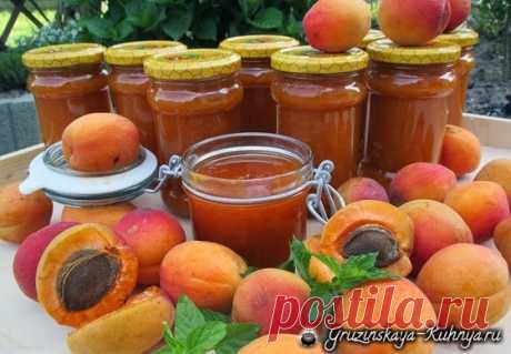 Рецепт абрикосового джема - Грузинская кухня