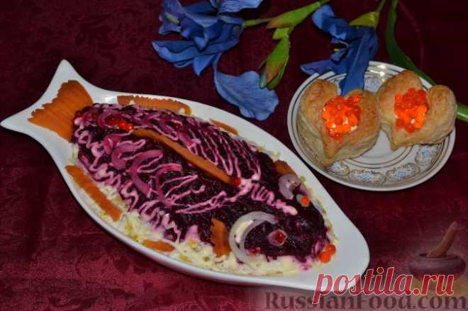 Рецепт: Праздничный салат 