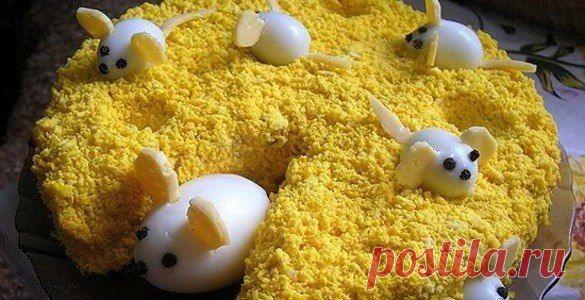 Салат «Мимоза» .