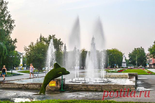 фонтан город Сухой Лог