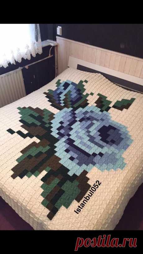 БАБУШКИН КВАДРАТ. ПЛЕДЫ — HandMade