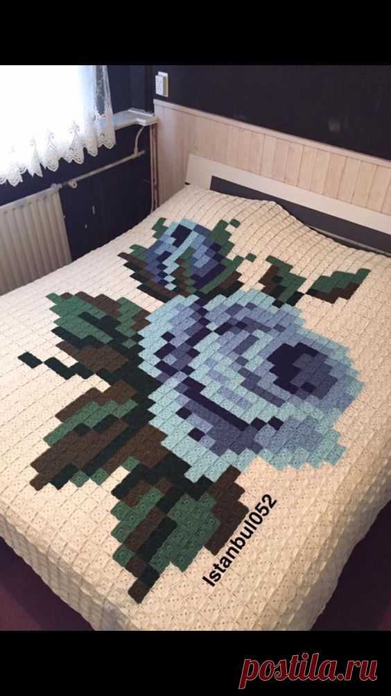 БАБУШКИН КВАДРАТ. ПЛЕДЫ — HandMade