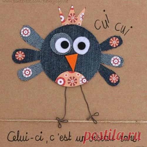 Делаем аппликации из джинса