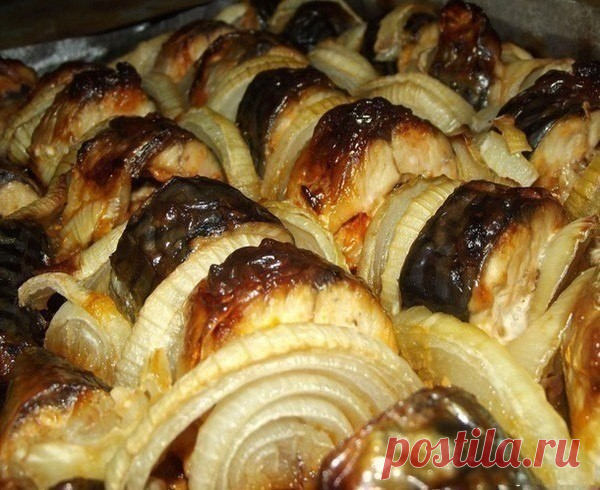 СКУМБРИЯ, ЗАПЕЧЕННАЯ В ДУХОВКЕ | Самые вкусные кулинарные рецепты