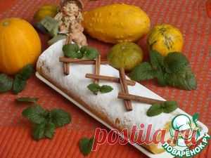 Тыквенный рулет с нежнейшим кремом - кулинарный рецепт