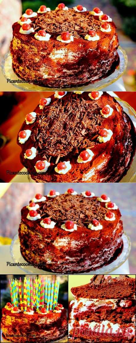Шварцвальдский торт в моей интерпретации | Picantecooking