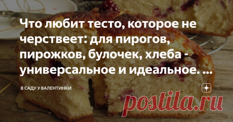 Что любит тесто, которое не черствеет: для пирогов, пирожков, булочек, хлеба - универсальное и идеальное. И 4 маленьких секрета Мой рецепт, по которому пеку много лет - и проверен поколениями, семейный. И тесто идеальное - сдоба как пух легкая, мягкая, долго не черствеет и не сохнет. И универсальное: для сладкого пирога и кулебяки с капустой, для сахарных булочек-узелков, для  хлеба и "плетенок" и рулета с маком, для пирожков с вишнями... - для всего. И простое, но непрост...