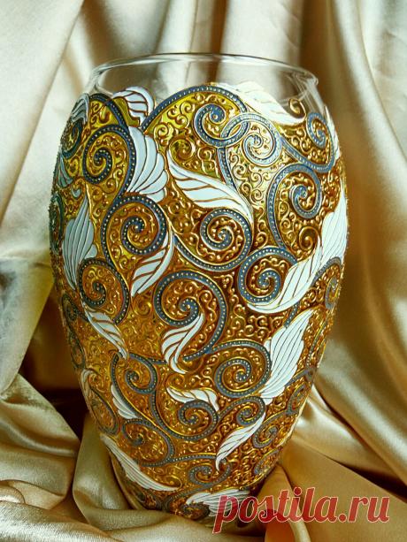 Ваза "Солнечная" – купить в интернет-магазине на Ярмарке Мастеров с доставкой - GZH4LRU | Москва