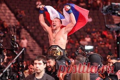 Петр Ян обратился к россиянам после завоевания чемпионского титула UFC