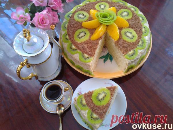 Очень нежный яблочный торт с шикарным кремом - Простые рецепты Овкусе.ру