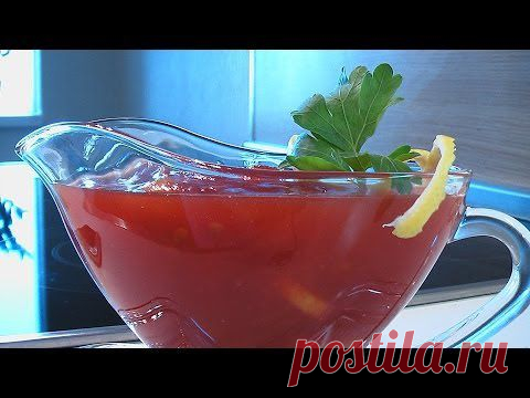 Томатный соус с имбирем к мясу