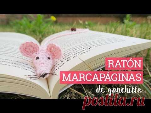 Ratón marcapaginas de ganchillo | Crochet mouse bookmark