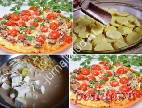 Вкусная картофельнная пицца на сковороде за 10 минут Вкусная картофельнная пицца на сковороде за 10 минут Картофельная пицца на сковороде за 10 минут — это очень вкусно, сытно, и плюс в том, что в качестве начинки можно использовать всё, что душе угодно!