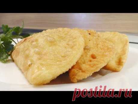 Постные чебуреки с рисом и овощами / Простые рецепты