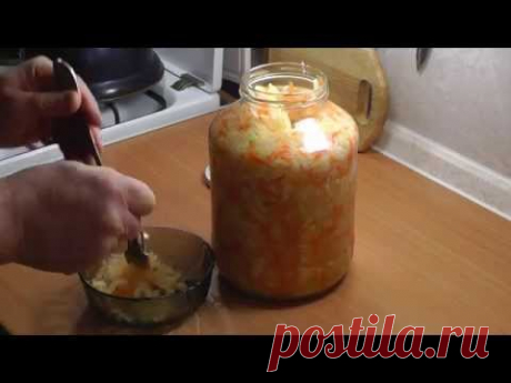 Квасим капусту. Просто, вкусно, недорого.