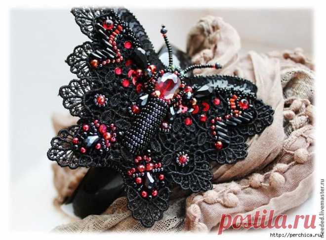 Создание трансформера: колье-брошь-заколка "Papilio Rumanzovia"