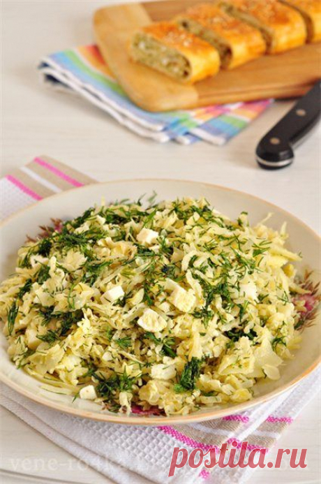 Вкусная пауза - Капустная начинка для пирогов и пирожков. Слоёный рулет с этой начинкой.