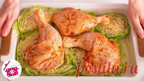 Проще Не Бывает! Ленивый и Быстрый Ужин, который Вас Удивит ❤️ Шайбы из Капусты с Курицей в Духовке