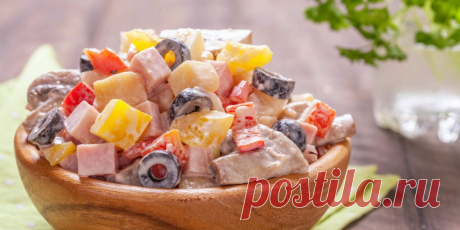 Самые вкусные салаты с ветчиной: рецепты - Лайфхакер