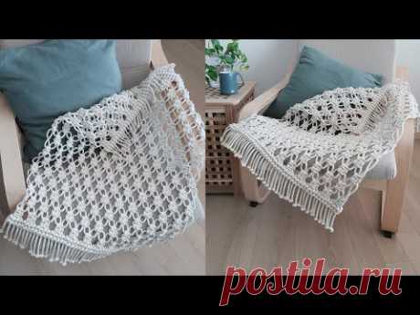 DIY Macrame rug tutorial / Home decor / 마크라메 대형매트 마크라메 러그 - YouTube