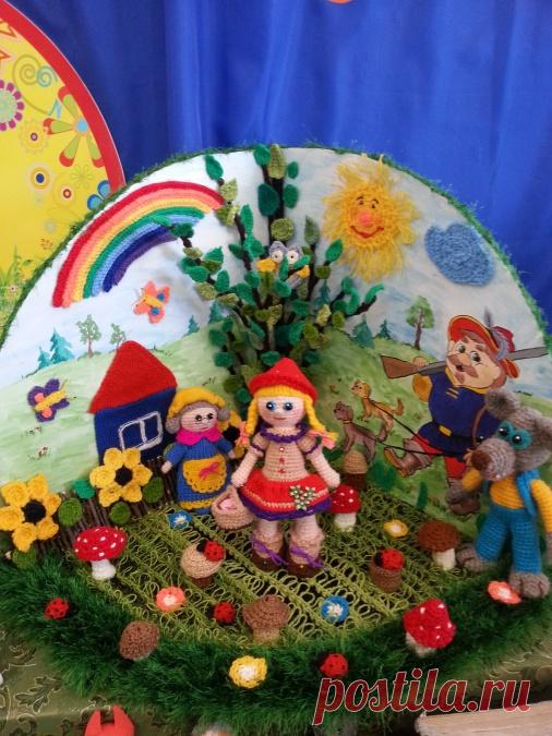 Мастер-класс по изготовлению макета сказки «Красная Шапочка». Воспитателям детских садов, школьным учителям и педагогам - Маам.ру