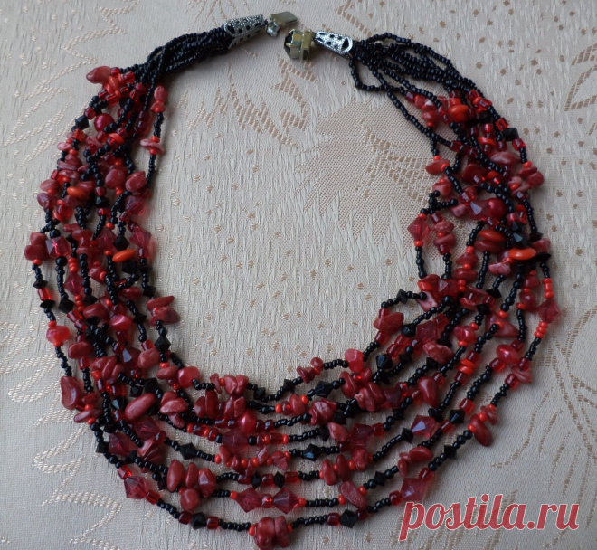 Красное и черное | biser.info - всё о бисере и бисерном творчестве