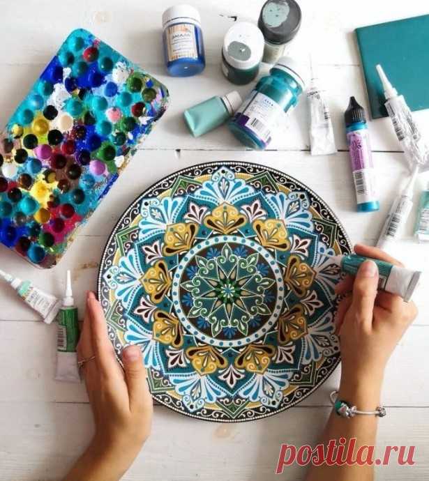 ​Идеи росписи тарелок