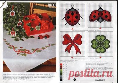 Мой блог: Схемы миниатюр для вышивания крестом
