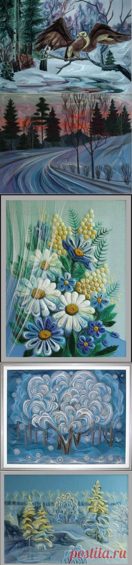 Изонить. Пано