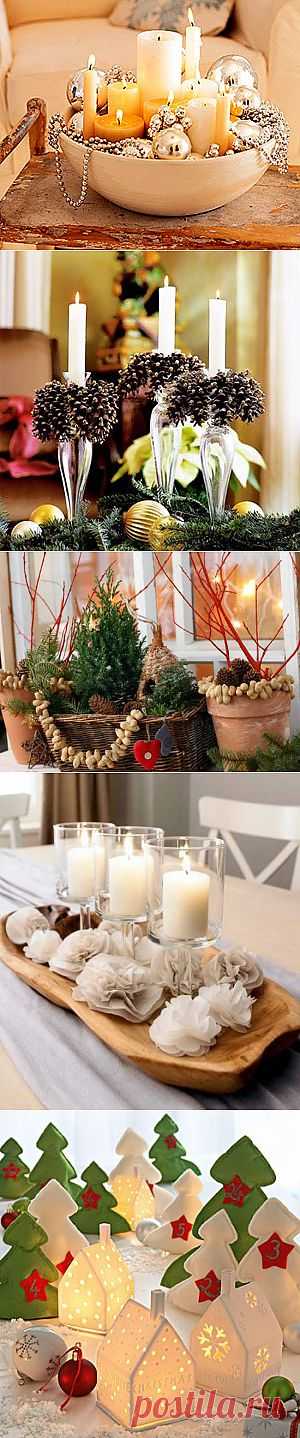 (+1) - Новогодние композиции для украшения вашего дома | Интерьер и Дизайн