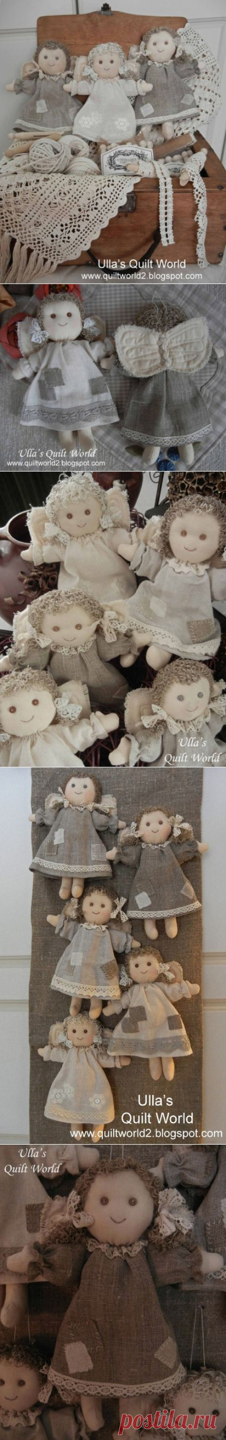 Шьем игрушки. АНГЕЛУШИ.