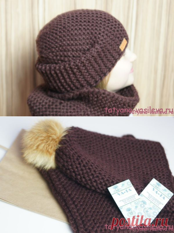 Вязаная шапка-бини (мастер-класс) | Блог Васильевой Татьяны