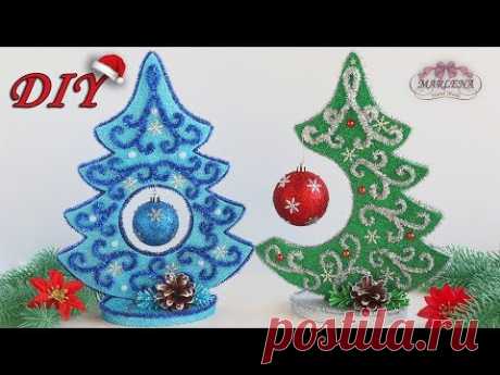 🎄 НОВОГОДНЯЯ ЁЛОЧКА из ФОАМИРАНА 🎄 Christmas_tree DIY