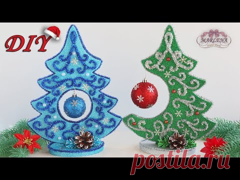 🎄 НОВОГОДНЯЯ ЁЛОЧКА из ФОАМИРАНА 🎄 Christmas_tree DIY