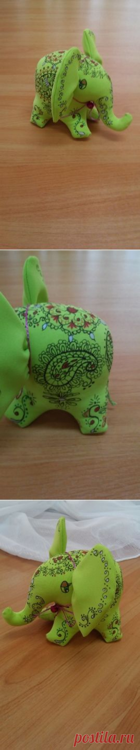 Милый слоник / Мир игрушки / Разнообразные игрушки ручной работы