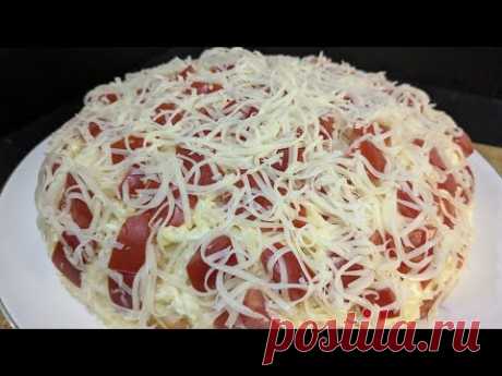 Салат Объедение! Который ешь и не можешь остановиться!  Устоять невозможно!