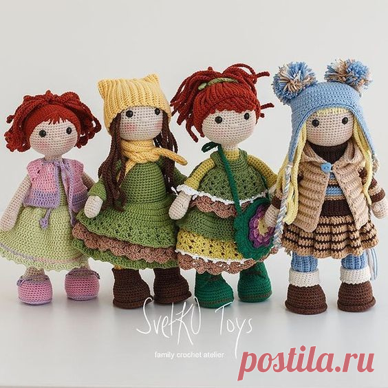 Куклы по мотивам работ Каролы Хёрбст