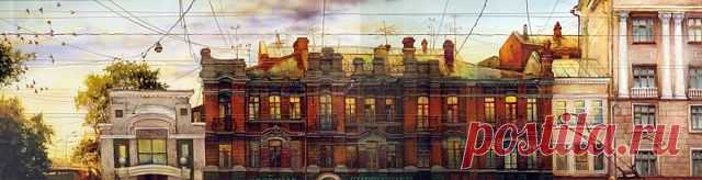 Зеленые кирпичики.худ.Оксана и Евгений Осиповы.