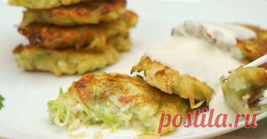 Кабачковые оладьи с секретным ингредиентом: вкуснее не бывает