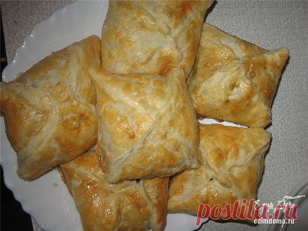 Как приготовить слоеные конвертики рецепт блюда с фото