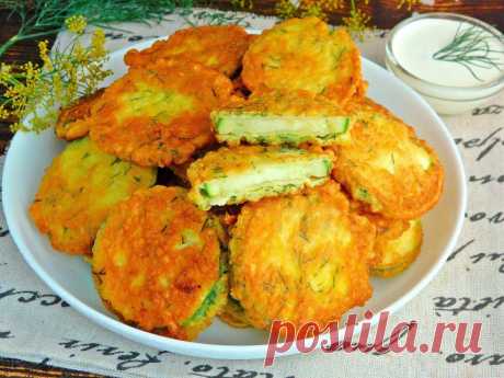 Кабачки в кляре: рецепт вкусного блюда с хрустящей корочкой и нежной серединкой | Еда на каждый... новые рецепты каждый день