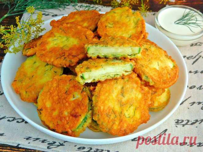 Кабачки в кляре: рецепт вкусного блюда с хрустящей корочкой и нежной серединкой | Еда на каждый... новые рецепты каждый день