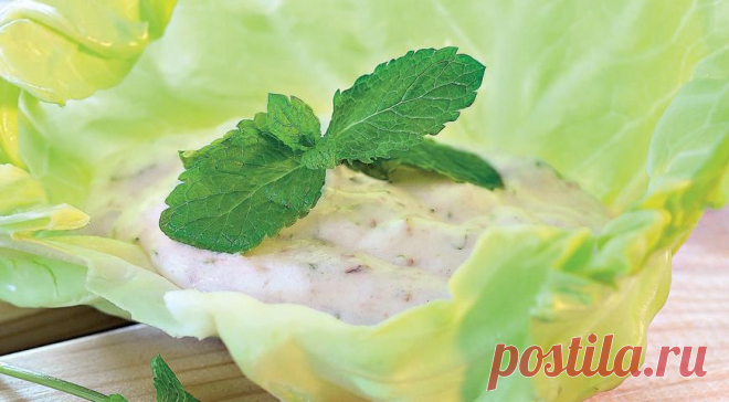 Соус из йогурта с мятой и анчоусами, пошаговый рецепт с фото