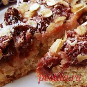Овсяный пирог с вишней рецепт – датская кухня: выпечка и десерты