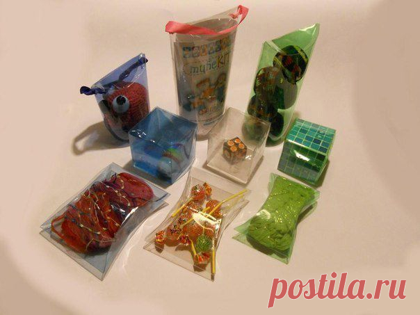 Коробочки для подарков из пластиковых бутылок