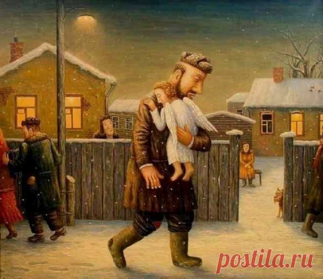 16 жизненных, душевных картин Владимира Любарова о реалиях современной жизни